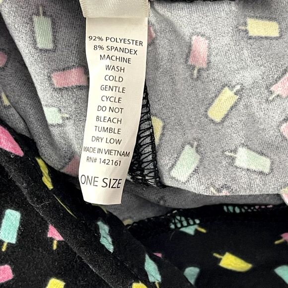 Lularoe OS POPSICLE PRINT Leggings One Size - Picture 5 of 5
